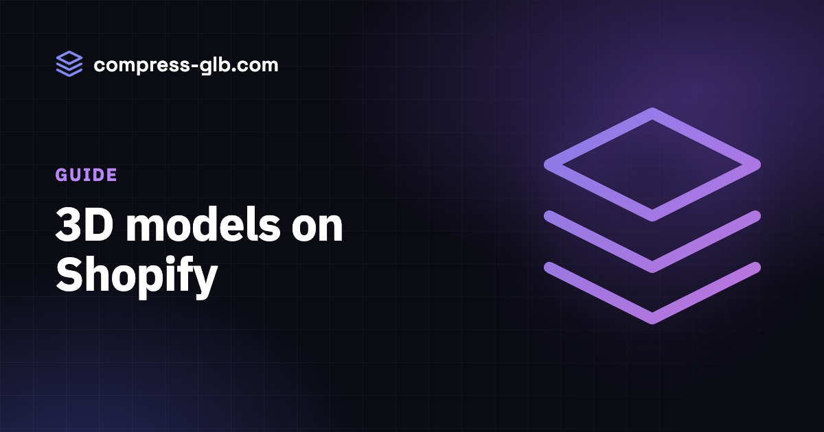 3D models on Shopify